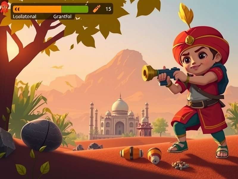 Ginger Peripatetic India feature showcase with multiple gameplay elements